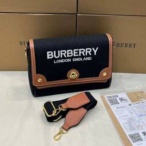 Burberry Canvas Bag in Crossbody Style with Print Note in AjmanShop