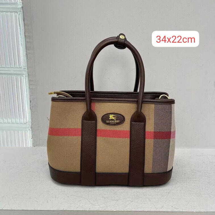 Burberry Hand Bag for Women with Logo Print in Ajman Shop
