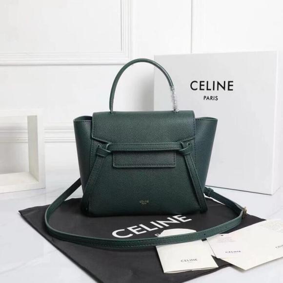 Celine Belt Bag Calfskin Green- AjmanShop (1)