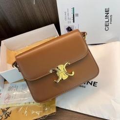 Celine Leather Shoulder Bag - AjmanShop