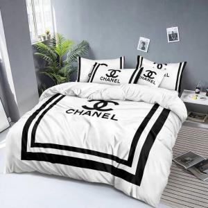 Chanel Bedsheet Set 6pcs in Cotton Material - AjmanShop