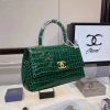 Chanel Coco Handbag Crocodile Crossbody Bags For Women - AjmanShop