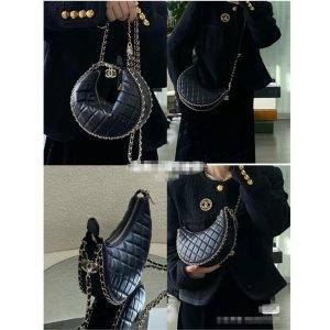 Chanel Hobo Bag in Shiny Light Gold Metal Logo in AjmanShop