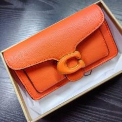 Coach Mini Bag Leather Orange- Ajmanshop (2)