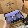 Coach Mini Bag in Leather, Purple - AjmanShop