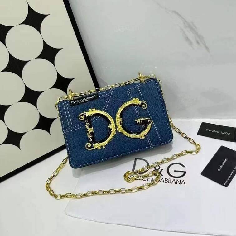 D&G Denim Bag for Women in Medium Size- AjmanShop
