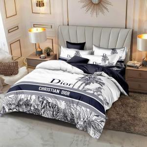 Dior Brand Bedsheet Set 6pcs in Cotton Material- AjmanShop