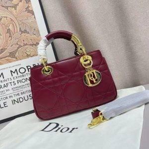 Dior Handbag for Women with Gold Metal Logo in AjmanShop