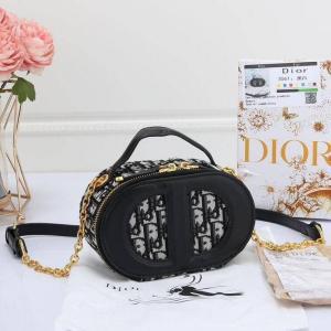 Dior Signature Oval Camera Bag with Logo Print- AjmanShop
