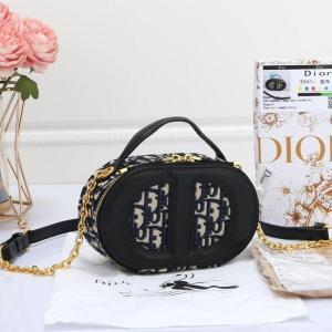 Dior Signature Oval Camera Bag with Logo Print- AjmanShop