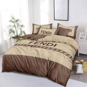 Fendi Brand Bedsheet Set 6pcs in Cotton Material- AjmanShop