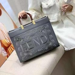 Fendi Tote Bag in Embroidery Work - AjmanShop