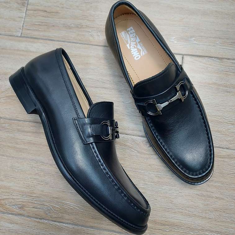 Ferragamo Lather Formal Shoes Dubai - AjmanShop