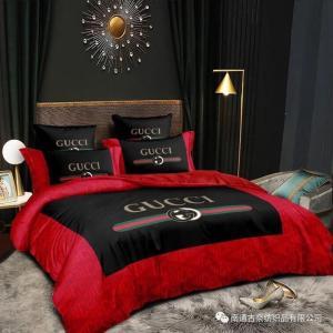 Gucci Bedsheet Set, Red - AjmanShop