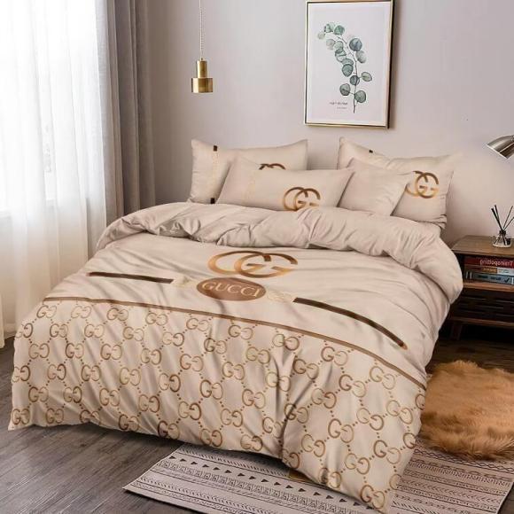 Gucci Bedsheet Set 6pcs in Cotton Material in Ajman Shop
