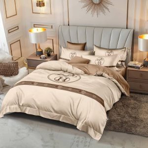 Hermes Bed Set 6pcs in Cotton Material- AjmanShop