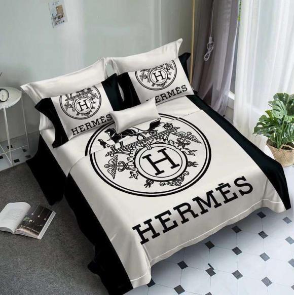Hermes Bedsheet 6pcs Set in Cotton Material in Ajman Shop