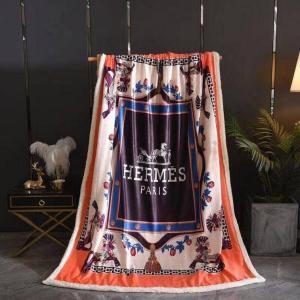 Hermes Brand Blanket in Super Soft Material- AjmanShop