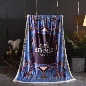 Hermes Brand Blanket in Super Soft Material- AjmanShop