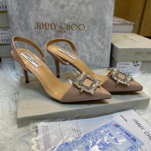 Jimmy Choo Sling Back Mid Heels for Women - AjmanShop
