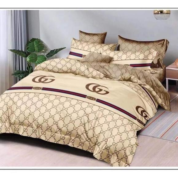 King Size Comforter UAE, Gucci Gold Set- Ajmanshop (1)