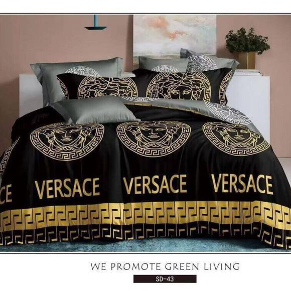 King Size Comforter UAE, Versace Gold Border Set- Ajmanshop