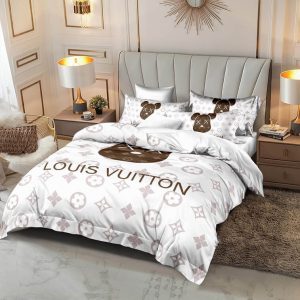 LV Bed Set 6pcs in Cotton Material- AjmanShop