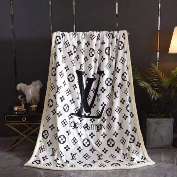LV Brand Blanket in Super Soft Material- AjmanShop