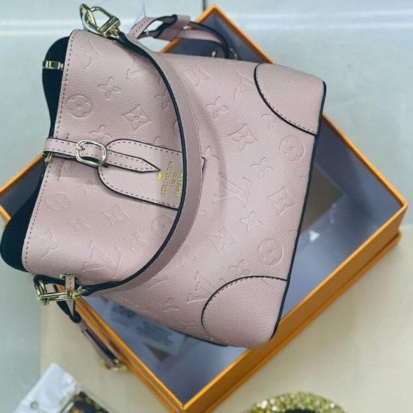 LV Luxury Shoulder Bag, Pink - AjmanShop