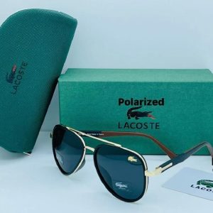 Lacoste Polarized Sunglass for Men with Brand Box- AjmanShop