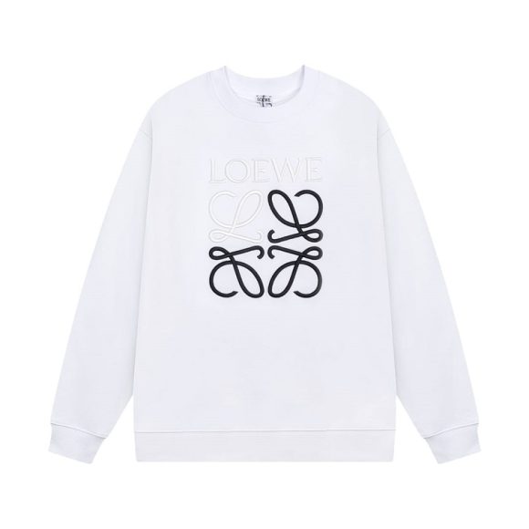 Leowe Sweater Embroidered for Unisex in AjmanShop White