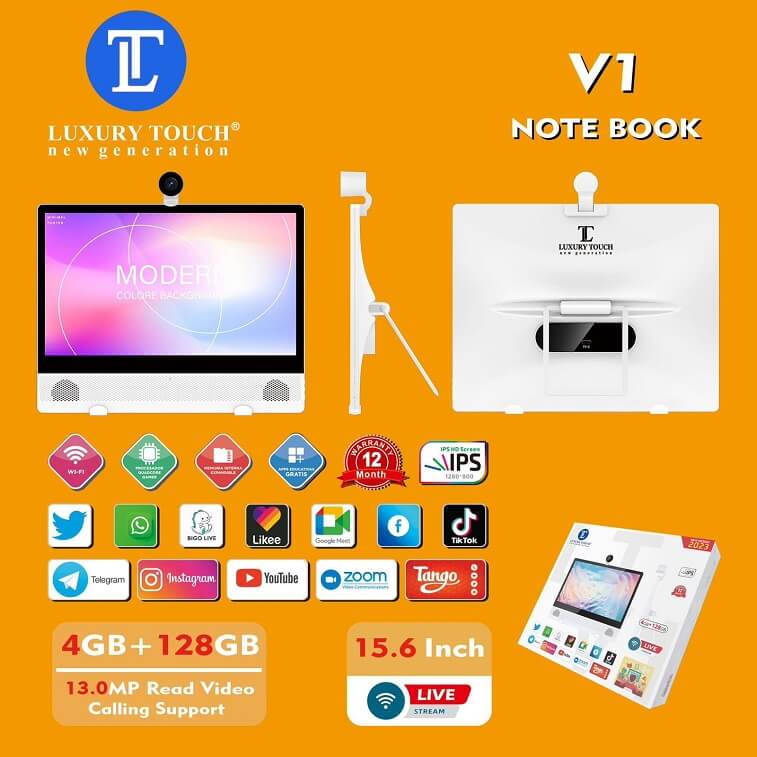 Luxury Touch V1 Note Book 15.6 Inch Tablet White- Ajmanshop (1)