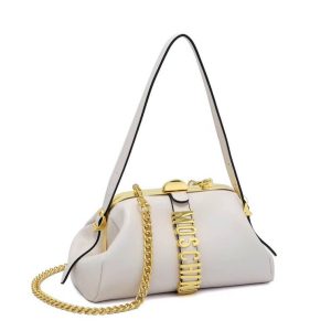 MOSCHINO Shoulder Bag. Off White - AjmanShop