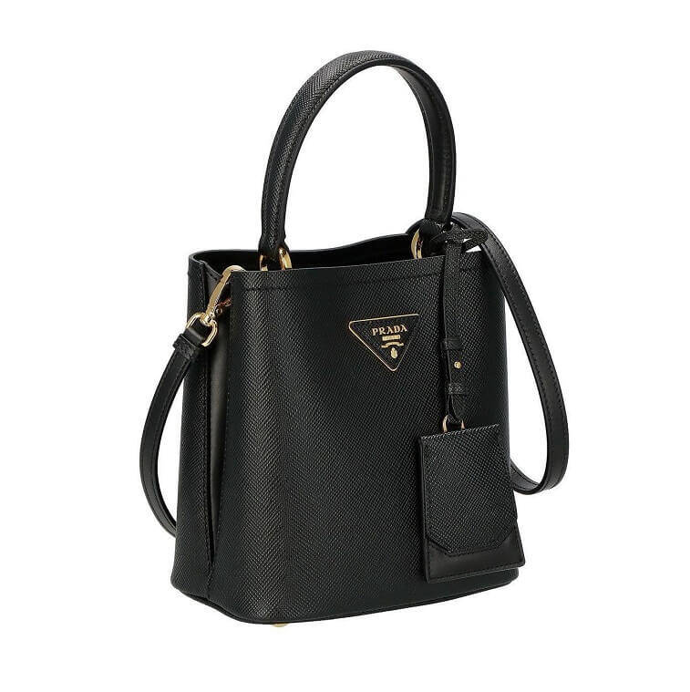 Prada Bucket Bag in Leather Medium Size- AjmanShop