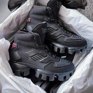 Prada Cloudbust Thunder Sneakers For Men in Black in AjmanShop