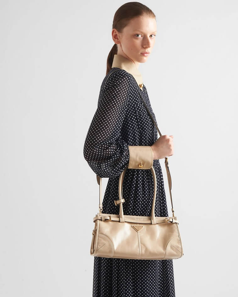 Prada Leather Handbag in Elegant Style- AjmanShop