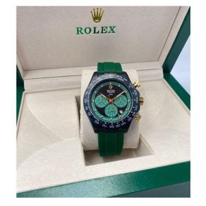 Rolex Green Watches for Men Sports Analog Quartz- AjmanShop
