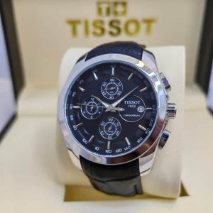 Tissot Automatic Watch with Premium Leather Band for Men in AjmanShop