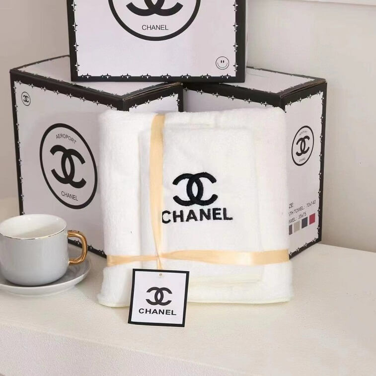 Towel Good Quality 2 Pcs Set by Chanel- AjmanShop