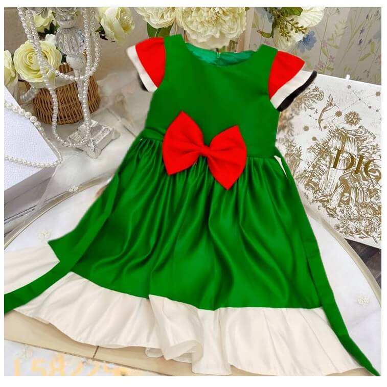 UAE National Day Dress for Girl in AjmanShop Green