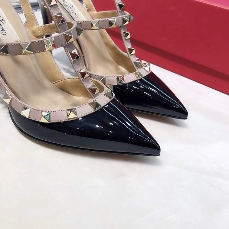 Valentino Pumps Heel for Women in Matte Leather- AjmanShop