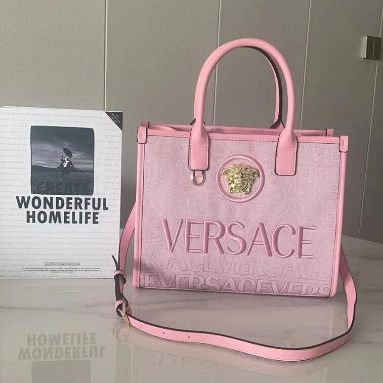 Versace Canvas Bag with Gold Logo For Women in Ajman Shop