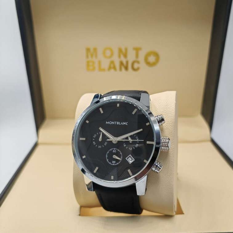 Watch Montblanc for Men in Leather Belt with Box- AjmanShop